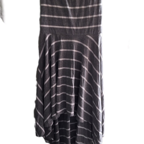 Gray Striped Dress - Picture 1 of 4